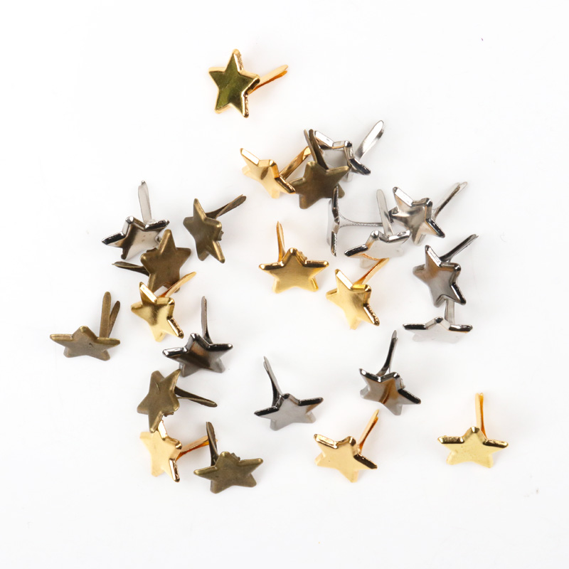 50 ชิ้นผสมโลหะ Star Brad Studs - Craft Embellishment บทวิจารณ์และราคา