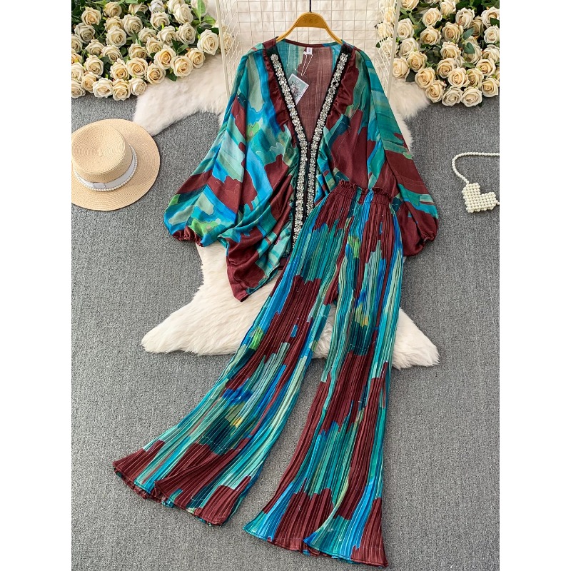 ชุดเซ็ตสองชิ้นลายดอกไม้สำหรับผ - Elastic Lace Trim บทวิจารณ์และราคา