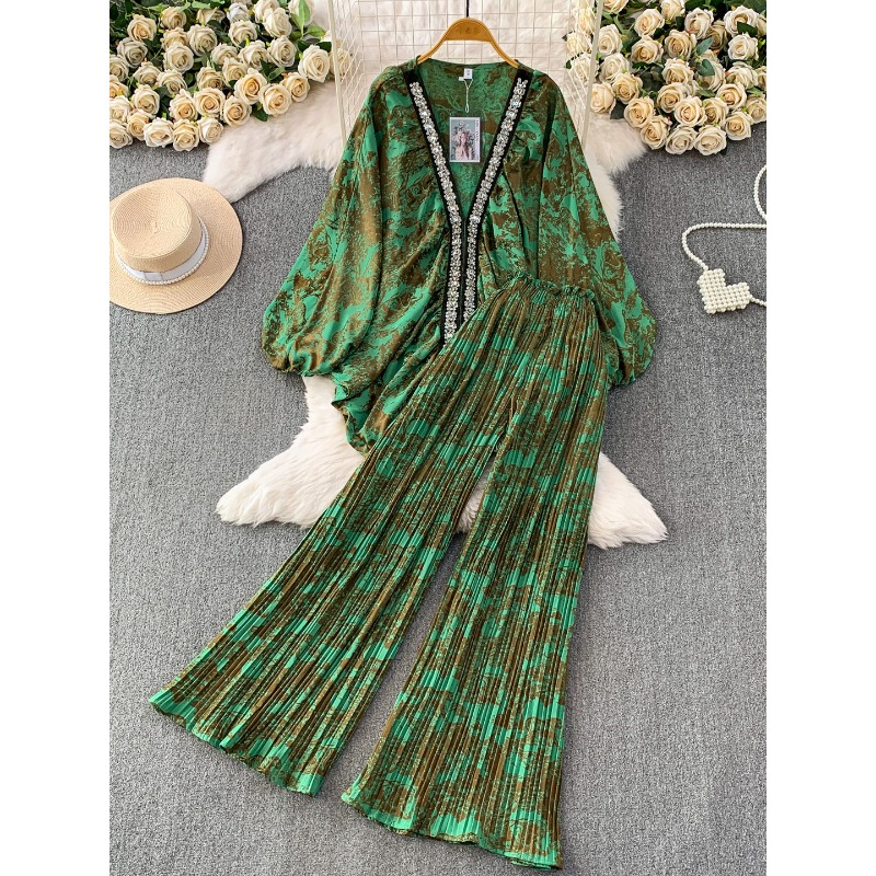 ชุดเซ็ตสองชิ้นลายดอกไม้สำหรับผ - Elastic Lace Trim บทวิจารณ์และราคา