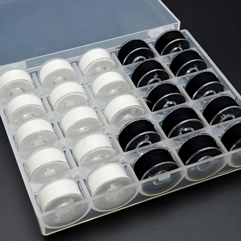 25/ชิ้น/กล่องด้ายเย็บแผล,สีดํา - Craft Embellishment Storage บทวิจารณ์และราคา
