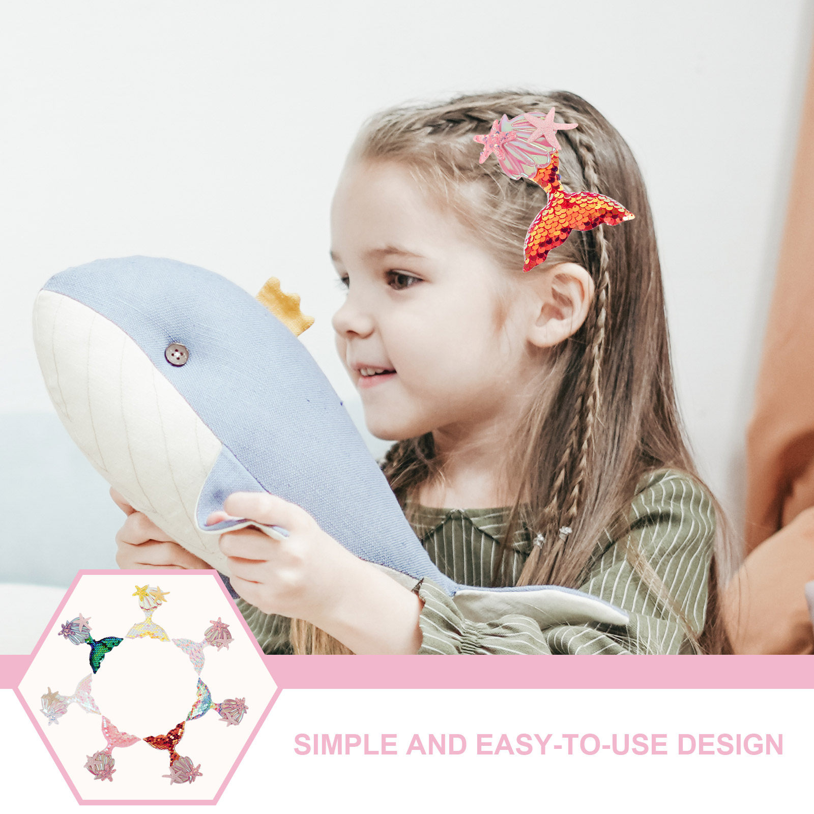 7 ชิ้น แผ่นปะผ้าลายเงือก สำหรั - Craft Embellishment บทวิจารณ์และราคา