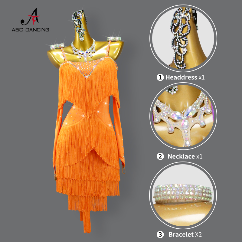 ชุดเต้นลาตินสำหรับผู้หญิงปี 20 - Tassel Fringe Trim บทวิจารณ์และราคา