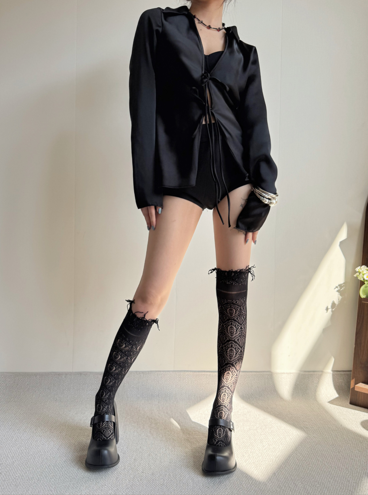 ถุงน่องตาข่ายแบบใหม่สำหรับผู้ห - Tassel Fringe Trim บทวิจารณ์และราคา