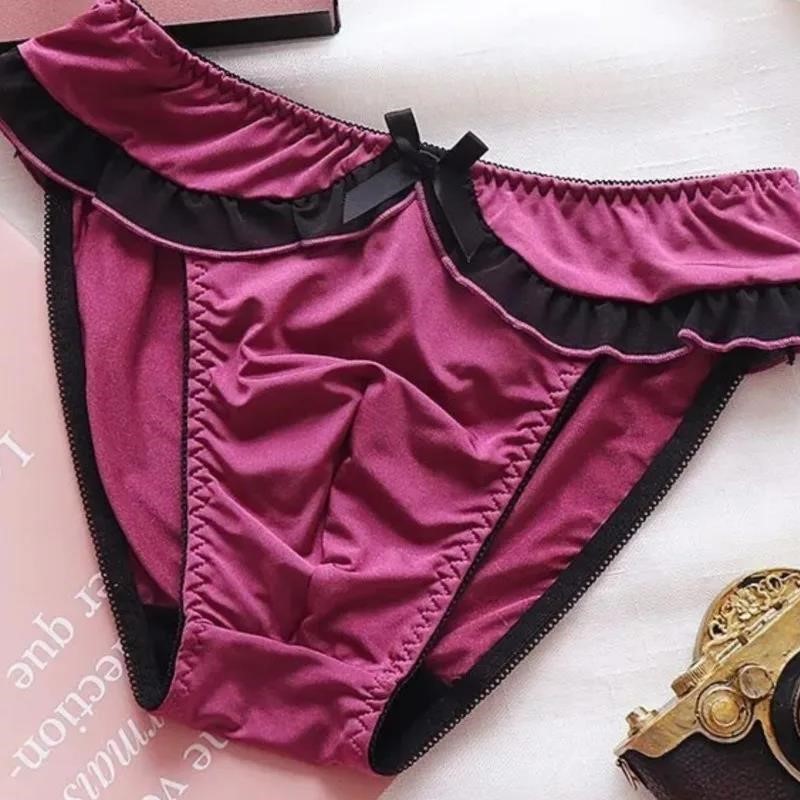 กางเกงชั้นในชายเซ็กซี่แต่งลูกไ - Elastic Lace Trim บทวิจารณ์และราคา
