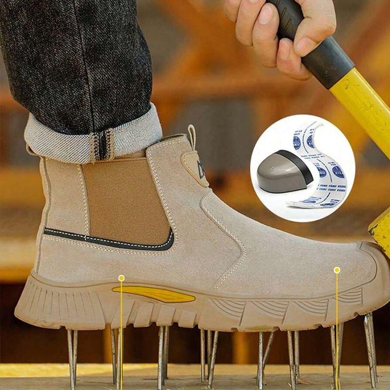 รองเท้าทำงานหัวเหล็กทนทานต่อกา - Guipure Lace Panel บทวิจารณ์และราคา