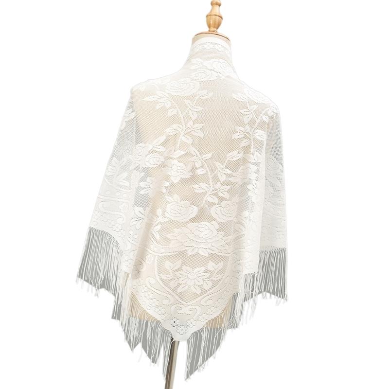 652F ผ้าพันคอลูกไม้สไตล์กับพู่ - Tassel Fringe Trim บทวิจารณ์และราคา