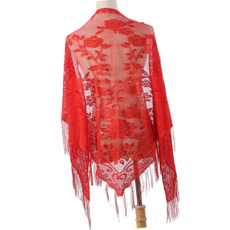 652F ผ้าพันคอลูกไม้สไตล์กับพู่ - Tassel Fringe Trim บทวิจารณ์และราคา